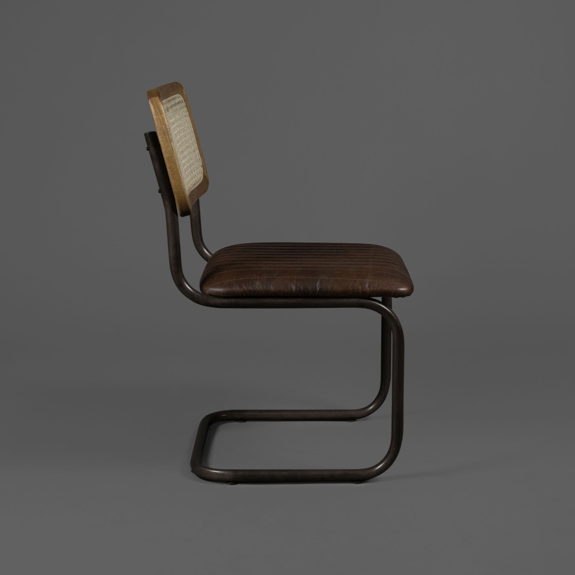 Silla Tissu Cuero
