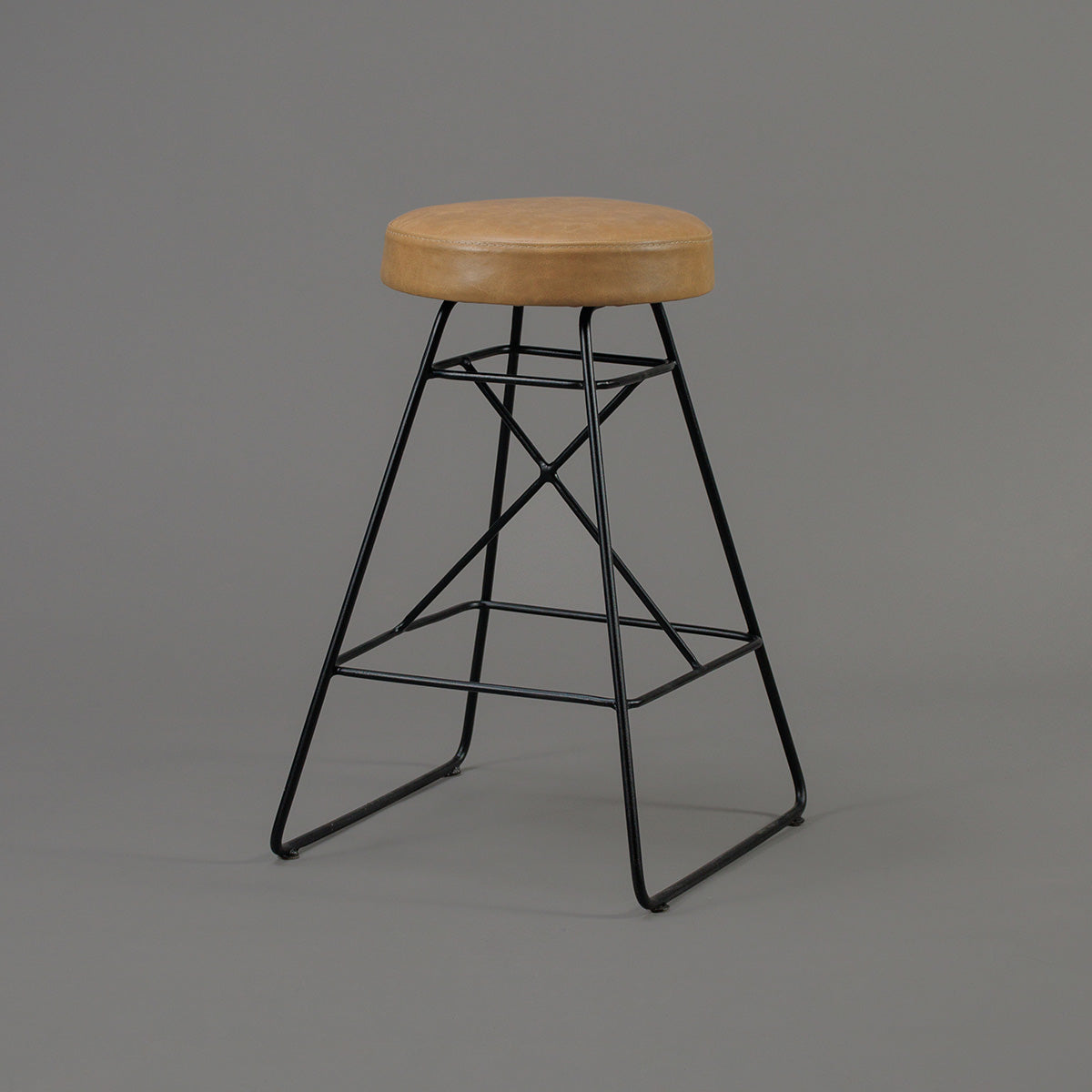 Silla de Barra Oslo Cuero