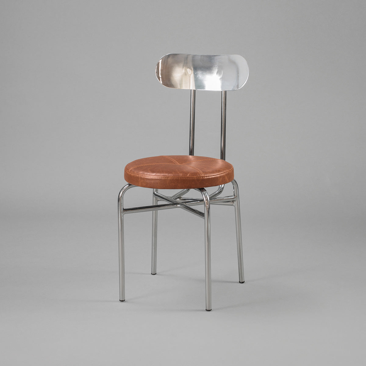 Silla Duvet Krom Cuero