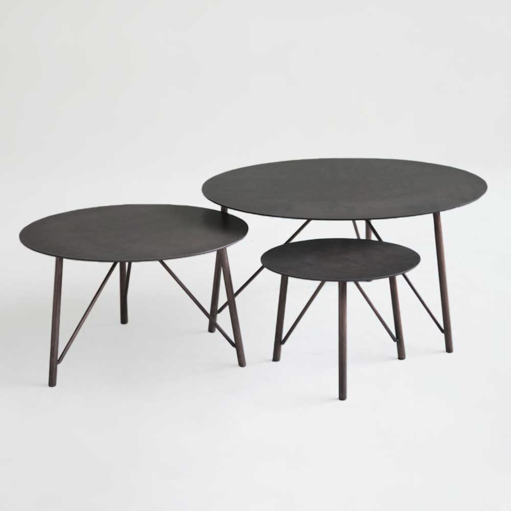 Mesa de Sala Vera Metal Set x3