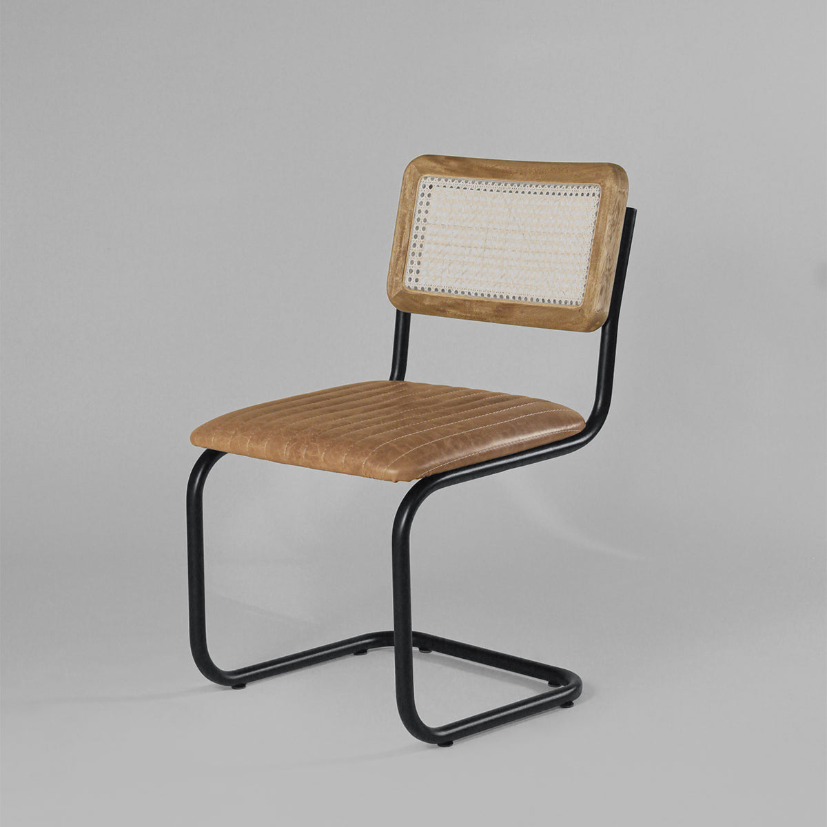 Silla Tissu Cuero
