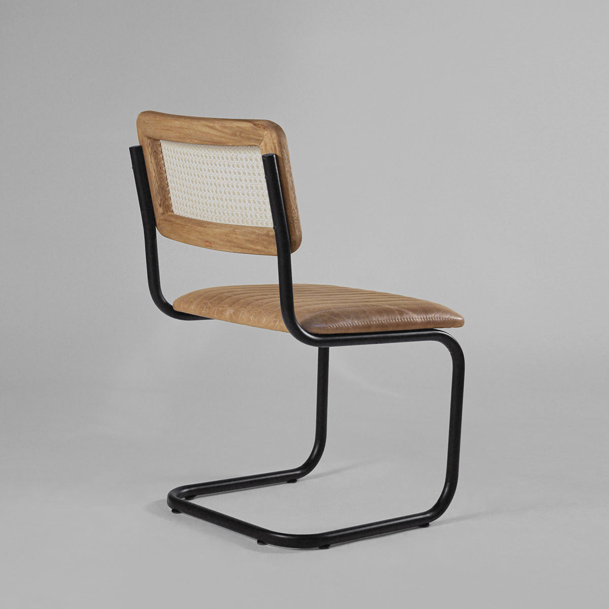 Silla Tissu Cuero