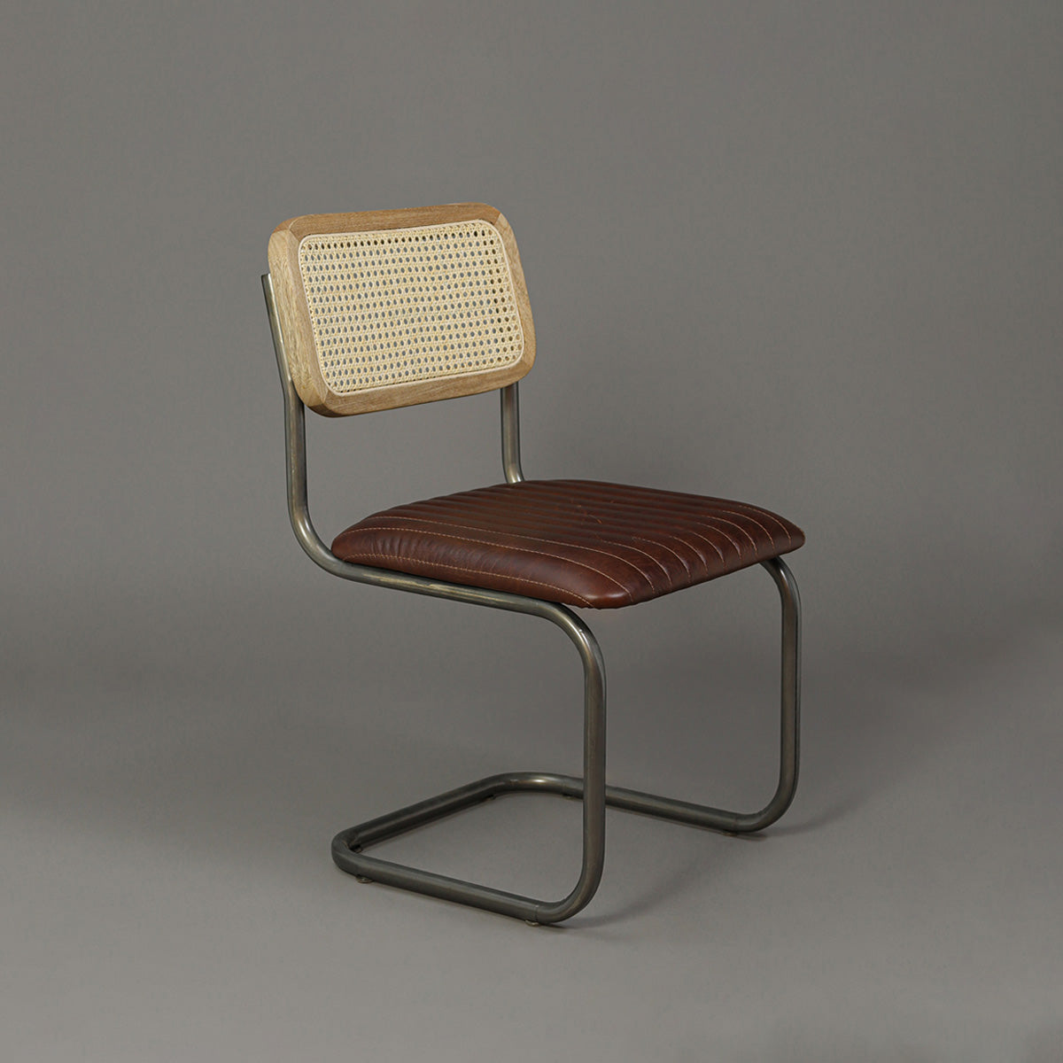 Silla Tissu Cuero