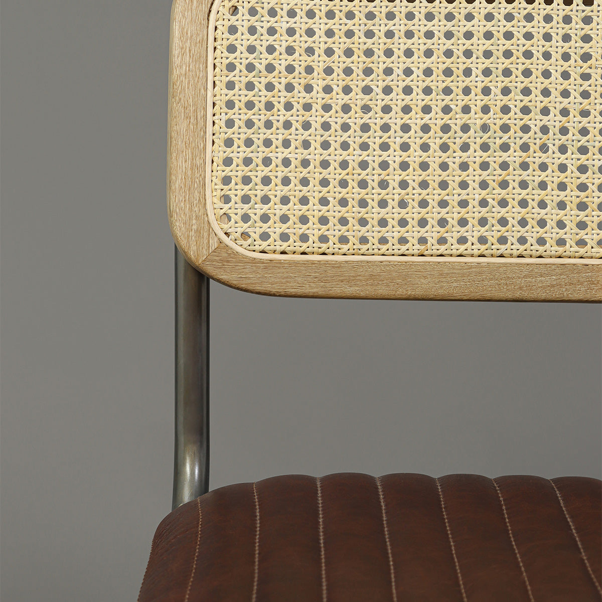 Silla Tissu Cuero