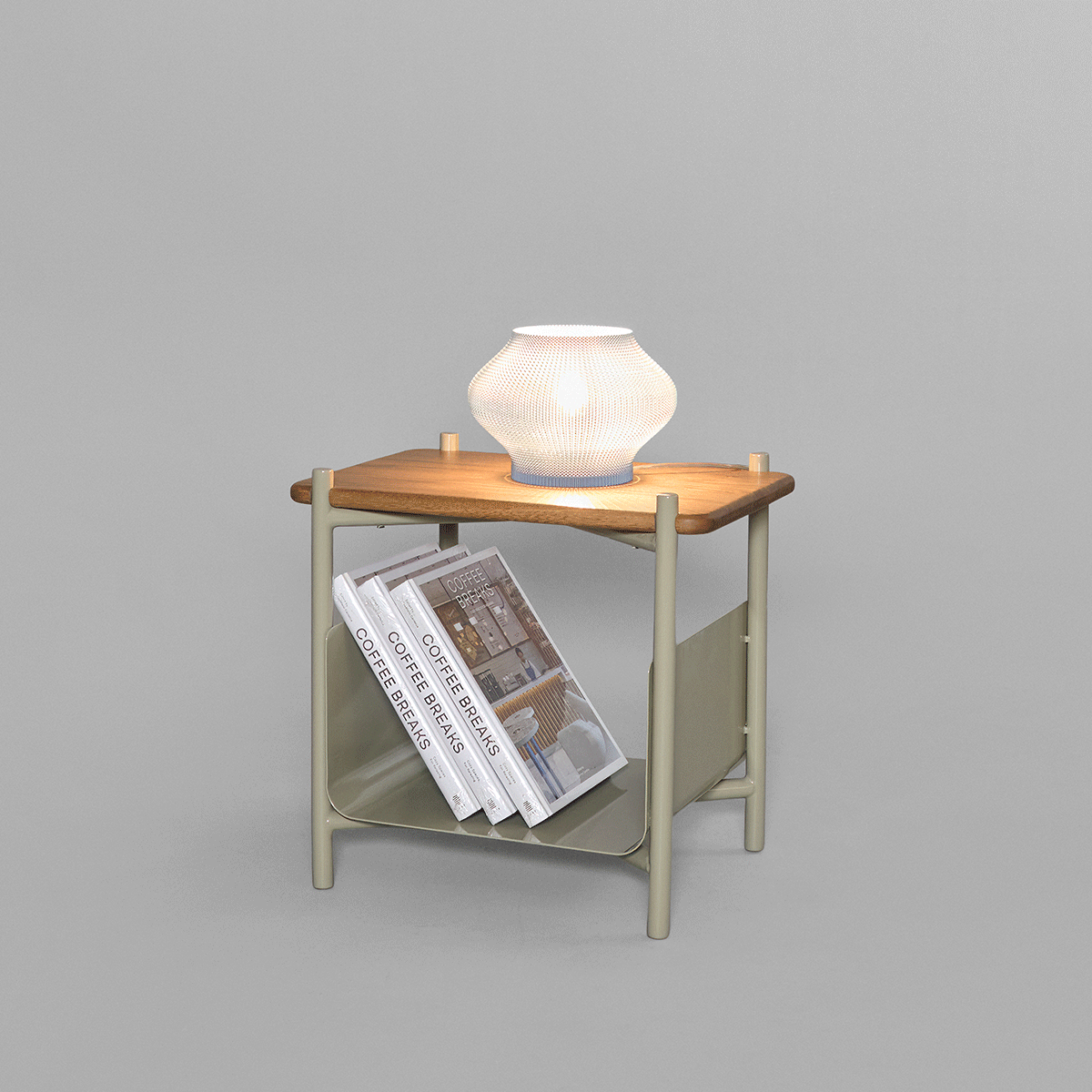 Mesa de Noche Nidal Roble