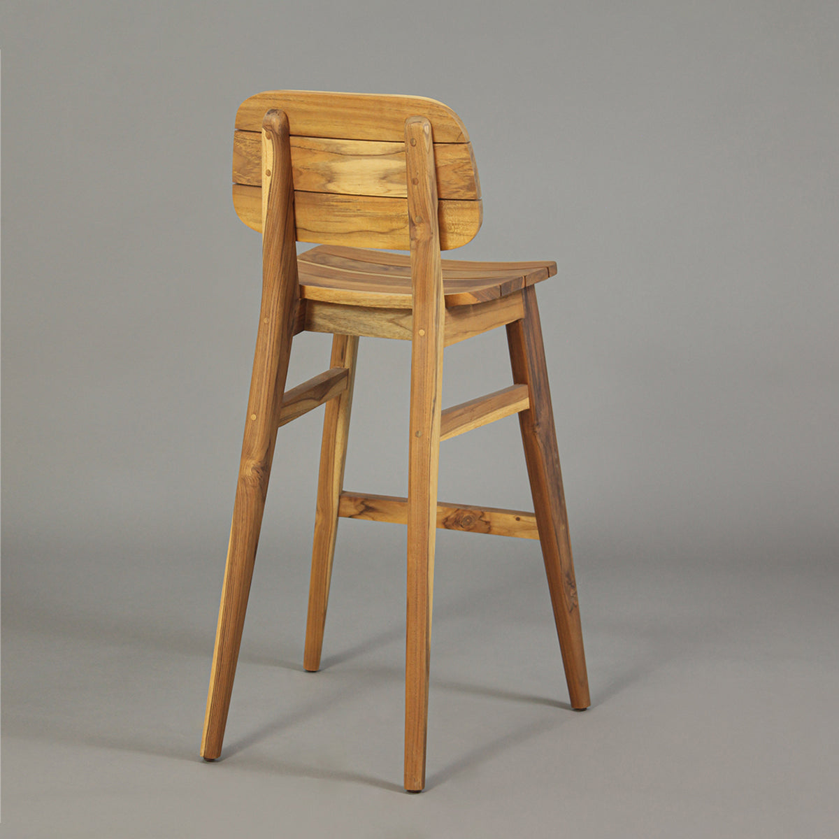 Silla de Barra Wooden Teca